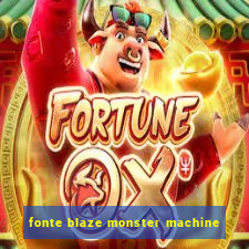 fonte blaze monster machine